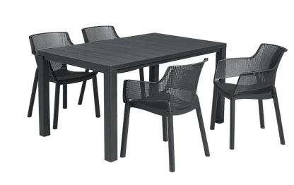 Elisa Dining Chair Set of 6 - Grey
