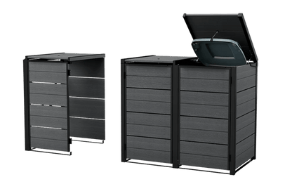 240L Bin Hideaway Extension - Grey
